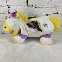 Stuffies Plush Stuffed Animal Wonderella Pegasus 19&quot; Purple Yellow Flyin... - $19.60