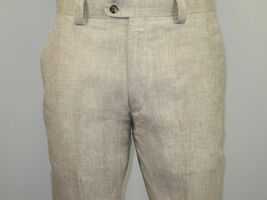 Men Premium 100% Linen Cocktail Suit by INSERCH Breathable and cool SU880 Tan image 11
