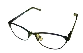 Lucky Brand Ophthalmic Eyeglass Mens Square Metal Black Waves 53 - £35.23 GBP
