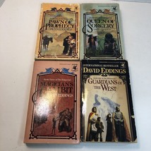 4 David Eddings Books Lot Malloreon Bk 1 Belgariad Bk 1-3 - £11.60 GBP