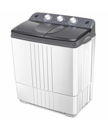 Costway Compact Mini Portable Twin Tub Washing Machine 20 Lbs Washer Spi... - £197.01 GBP