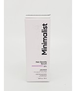 Minimalist Hair Density Serum 18% Safe Effective Hair Growth 30ml Thicke... - $27.27 CAD