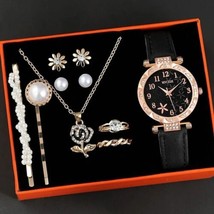 10 Piece Women&#39;s Jewelry Set Ring Bracelet Earrings Watch Necklace Free ... - £12.51 GBP
