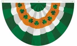 St Patricks Day Bunting Flag 3x5 ft Irish Ireland Green Shamrock Pats De... - £3.83 GBP