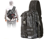 Fishing Backpack Tackle Sling Bag - Fishing Backpack with Rod Holder - T... - $40.11