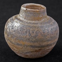 Tiny Ancient Thai Sawankhalok Ceramic Medicine or Cosmetics Pot 15th-16th C - £95.70 GBP