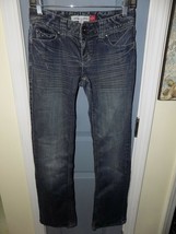 Aeropostale Medium Denim Wash Chelsea Bootcut Jeans Size 1/2 Women&#39;s EUC - £17.13 GBP