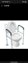 OasisSpace Stand Alone Toilet Safety Rail Heavy Duty Medical Frame Grab Bar - $29.96