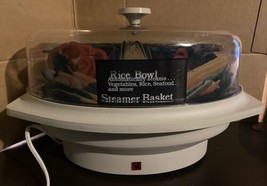 Vintage 1982 Rival Automatic Rice Vegetable Seafood Steamer Model#4450 - £21.61 GBP