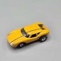 Aurora T-Jet Lola GT HO Slot Car Yellow Vtg - £68.00 GBP
