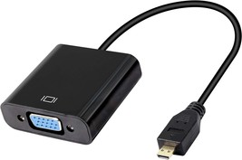 Micro HDMI to VGA Audio Adapter Converter 1080p Full HD Micro HDMI Male ... - £19.44 GBP