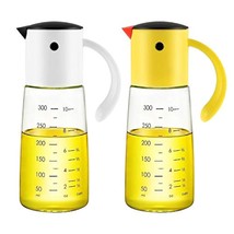 Olive Oil Dispenser Bottle For Kitchen Cooking - Auto Flip Condiment Con... - £23.90 GBP