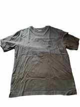 Duluth Trading Co. Shirt Adult Medium Dark Brown Long Tail Tee Cotton Po... - £7.90 GBP