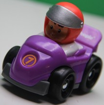 Fisher Price Little People Wheelies Purple Car Racer - $2.99