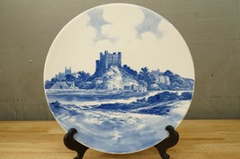 Vintage Porcelain Royal Doulton English China Rochester Castle D5995E Plate 13&quot; - £82.37 GBP
