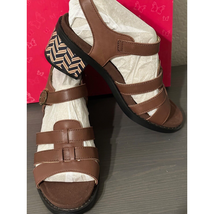 Alegria Tasia Sandals NEW Womens Mocha 8 8.5 38 hook and loop block heel - $33.66