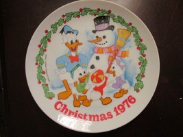 Disney Plate Christmas 1976 Vintage Plate 7 1/2&quot; Nib [*a1] - £34.84 GBP