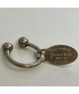 Tiffany &amp; Co. Sterling Silver Horse Shoe Key Ring &amp; Please Return To Charm - $1,657.77 MXN
