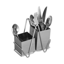 Premier Housewares Cutlery Caddy Stainless Steel  - £26.92 GBP