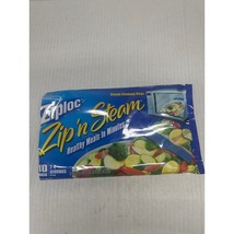 Ziploc Zip&#39;N Steam Medium Cooking Bag Pack of 9 Steam Bags Measure 7 1/4... - $21.95