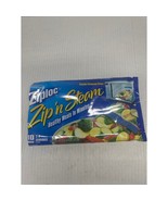 Ziploc Zip&#39;N Steam Medium Cooking Bag Pack of 9 Steam Bags Measure 7 1/4... - $409.56 MXN