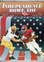 1980 Independence Bowl Game Program McNeese State Southern Miss Golden E... - $148.50