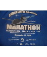 WOMENS NEW BALANCE USAF AIR FORCE MARATHON SHIRT September 9, 2009 OUT O... - £32.08 GBP