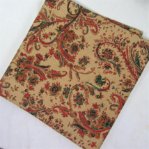 Chaps Prescott Paisley Floral Multi Tan 60 x 120 Oblong Tablecloth - £46.98 GBP