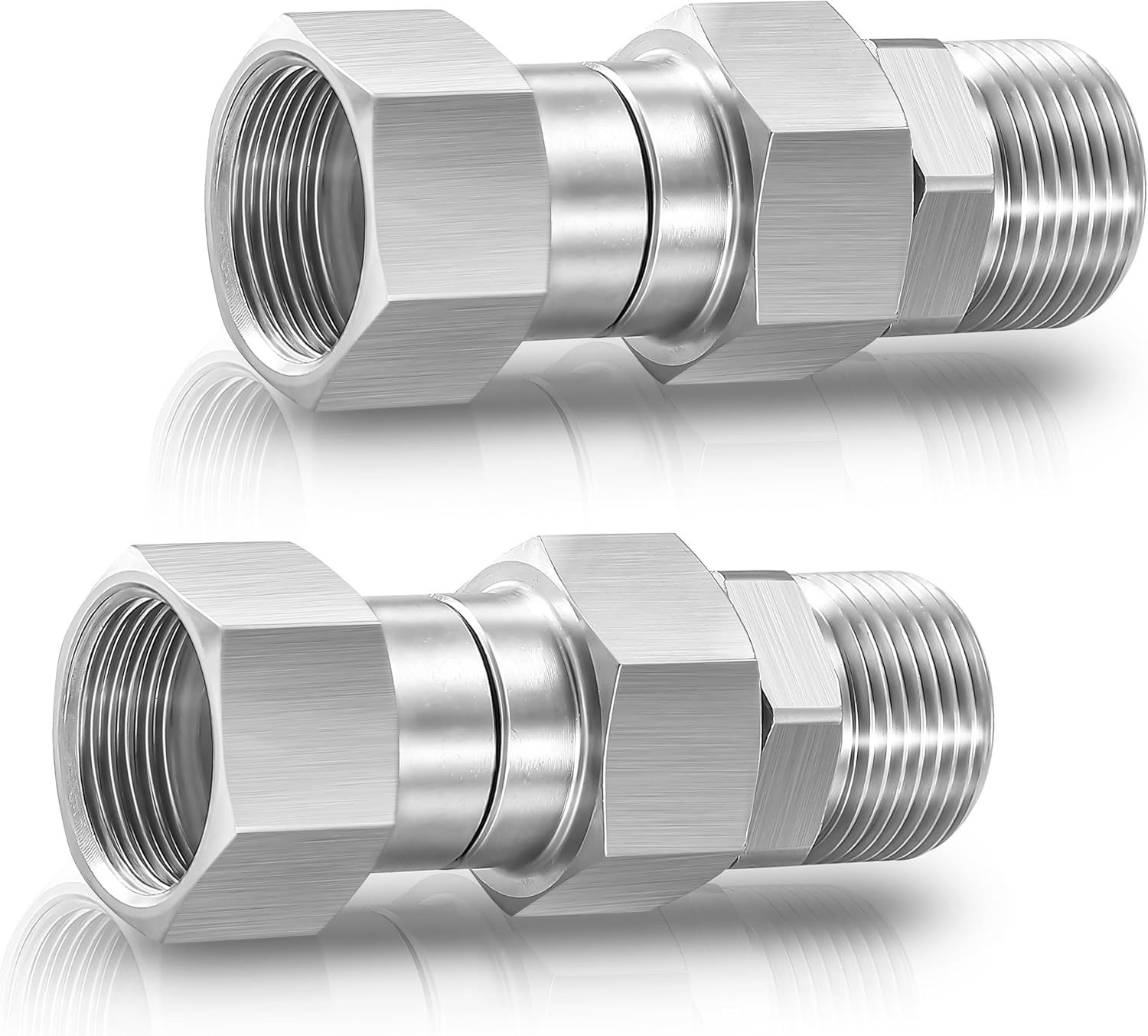 M Mingle Pressure Washer Swivel Fitting, Metric M22 14Mm Thread,, 2 Pcs - $39.97