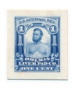 1879 1c RS126TC Holman Liver Pad Co., Trial Color Proof, Blue - $219.00