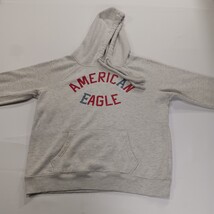 American Eagle Outfitters RN#54485 Men's Gray Hoodie Pullover Sweatshirt Size M image 14