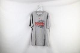 Adidas Mens Size XL Spell Out Center Logo Chicago Bulls Basketball T-Shirt Gray - £19.51 GBP