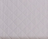 43&quot; Double Face Quilted White Poly Cotton Fabric by the Yard D268.07 - $16.95