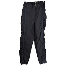 Breaker Pants Womens Parachute Ruched Size 5 Black 14263 6140 23x28.5 - $658.33 MXN