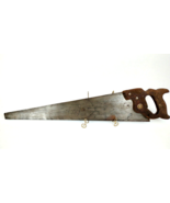 Disston D-23 Lightweight Carpenter Hand Saw Carved Wood Handle 10pt 26&quot; ... - $98.99