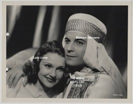 *THE SHEIK STEPS OUT (1937) Sheik Ramon Novarro &amp; Socialite Snob Lola Lane 8x10 - £35.39 GBP