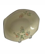 Homer Laughlin Vintage Ceramic Serving Bowl Oval Gold Trimmed With Roses... - $234.71 MXN