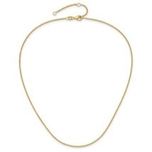 Leslie&#39;s 10k 1.4mm Round Cable Adjustable 26in Chain Necklace - $818.28