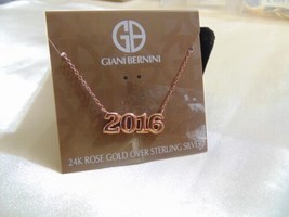 Giani Bernini 24k Rose Gold/S.S 2016 Graduation Pendant Necklace R418 $80 - £14.20 GBP