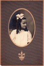 Beautiful Teenage Girl in Shirley Temple Locks Cabinet Photo - Shreve, Ohio - £13.93 GBP