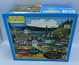 Charles Wysocki 1000 Piece Jigsaw Puzzle Game Black Birds Roost at Mill ... - $24.99