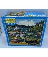 Charles Wysocki 1000 Piece Jigsaw Puzzle Game Black Birds Roost at Mill ... - $33.94 CAD