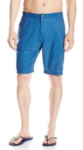 Free Country Mens Hybrid Swim Trunk, Nautilus Blue, XL - $11.88