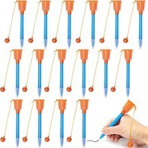 30 Pcs Basketball Hoop Pens With Blue Pencil Grips, Basketball Novelty Pens For  - £11.85 GBP