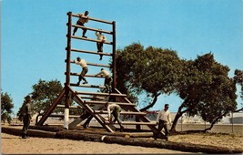 Ladder Obstacle Course Marine Corps Recruit Depot San Diego CA Postcard PC59 - £3.98 GBP