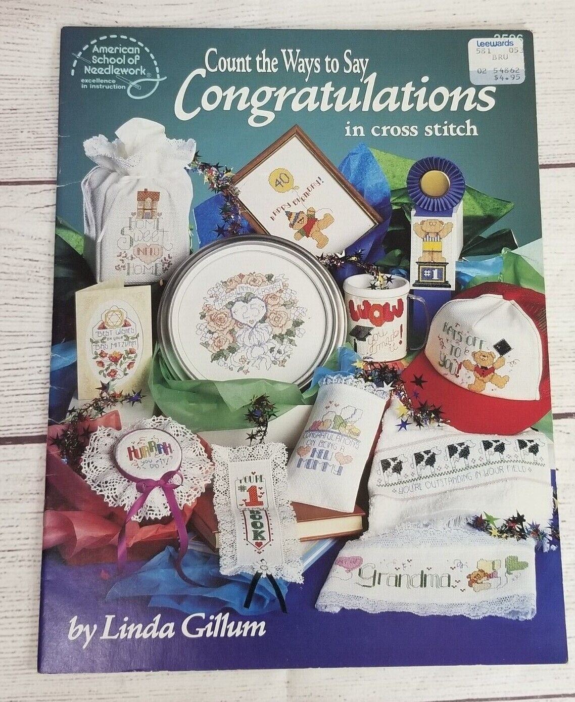 Count the Ways to Say Congratulations in Cross Stitch Leaflet 1992 - $9.85