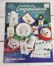 Count the Ways to Say Congratulations in Cross Stitch Leaflet 1992 - £7.70 GBP