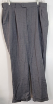 Stafford Classic Fit Men&#39;s Dress Pants Size 40x32 Gray - £7.46 GBP