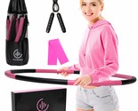 Weighted Fitness Hula Hoop Adult Beginner - Large Weighted Hula Hoop For... - £47.89 GBP