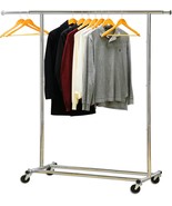 Chrome Heavy-Duty Household Garment Rack For Clothing. - $77.95